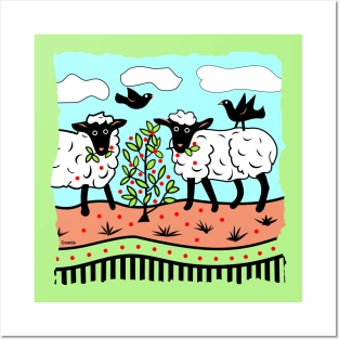 Funny Sheep Posters and Art